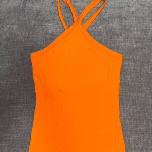 Orange Halter Top